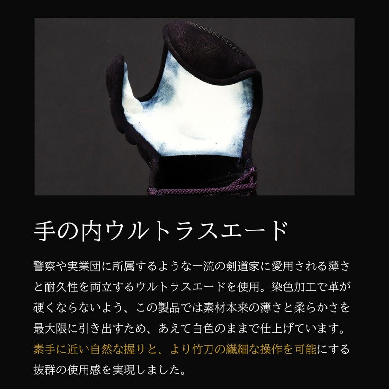 A-1αMarkX 3mm紺革 甲手単品