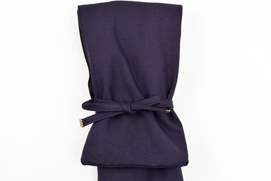 日本製 裏生地付 紺反生地 藍染竹刀袋 3本入【竹刀袋 国産】