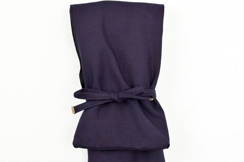 日本製 裏生地付 紺反生地 藍染竹刀袋 3本入【竹刀袋 国産】