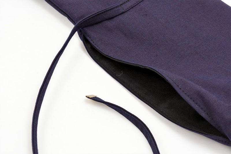 日本製 裏生地付 紺反生地 藍染竹刀袋 3本入【竹刀袋 国産】