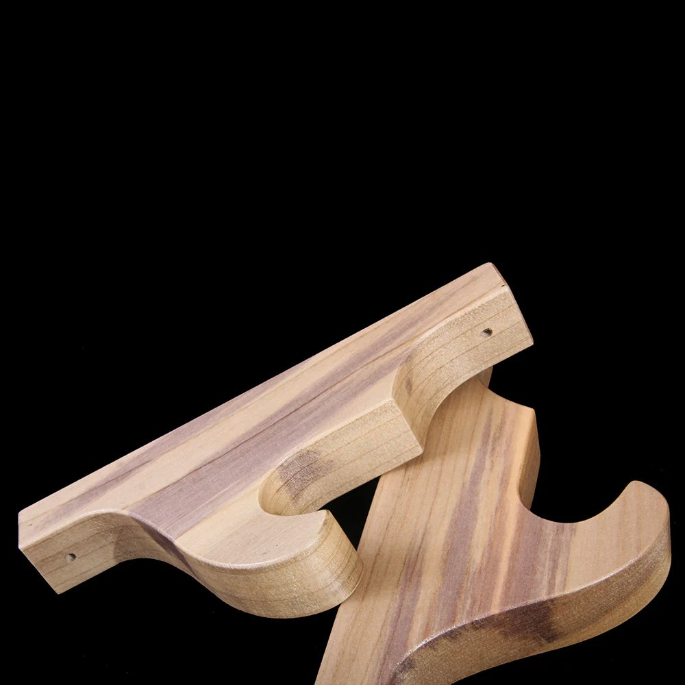 純日本製 木製 刀架け(壁掛け用)2個1組セット【国産 アカム製】
